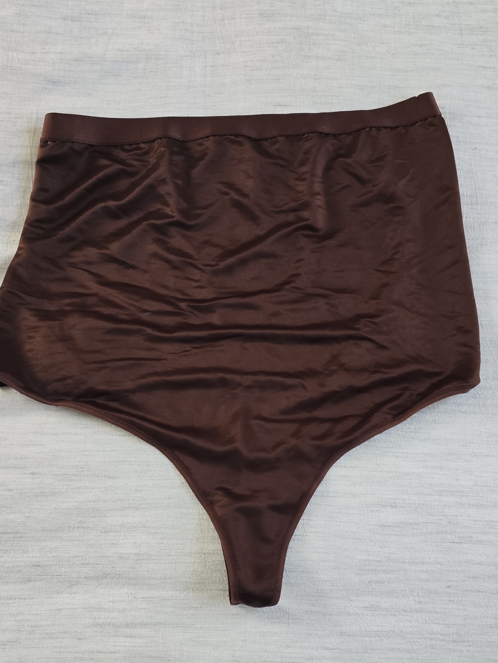 SKIMS High-Waist Thong Brief - Size:3X Cocoa